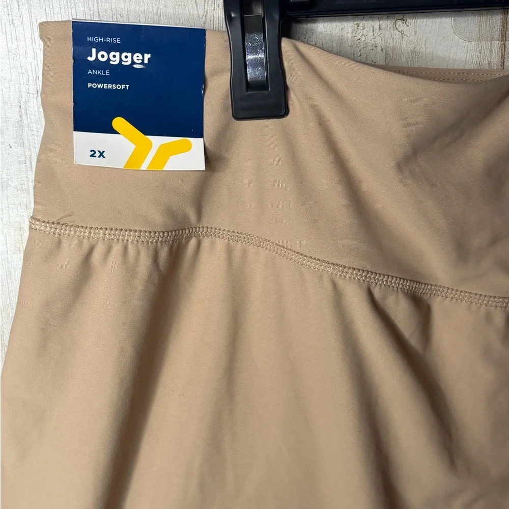 Old Navy Active Powersoft High Rise Beige Jogger Pants Size 2X NWT - Picture 4 of 11